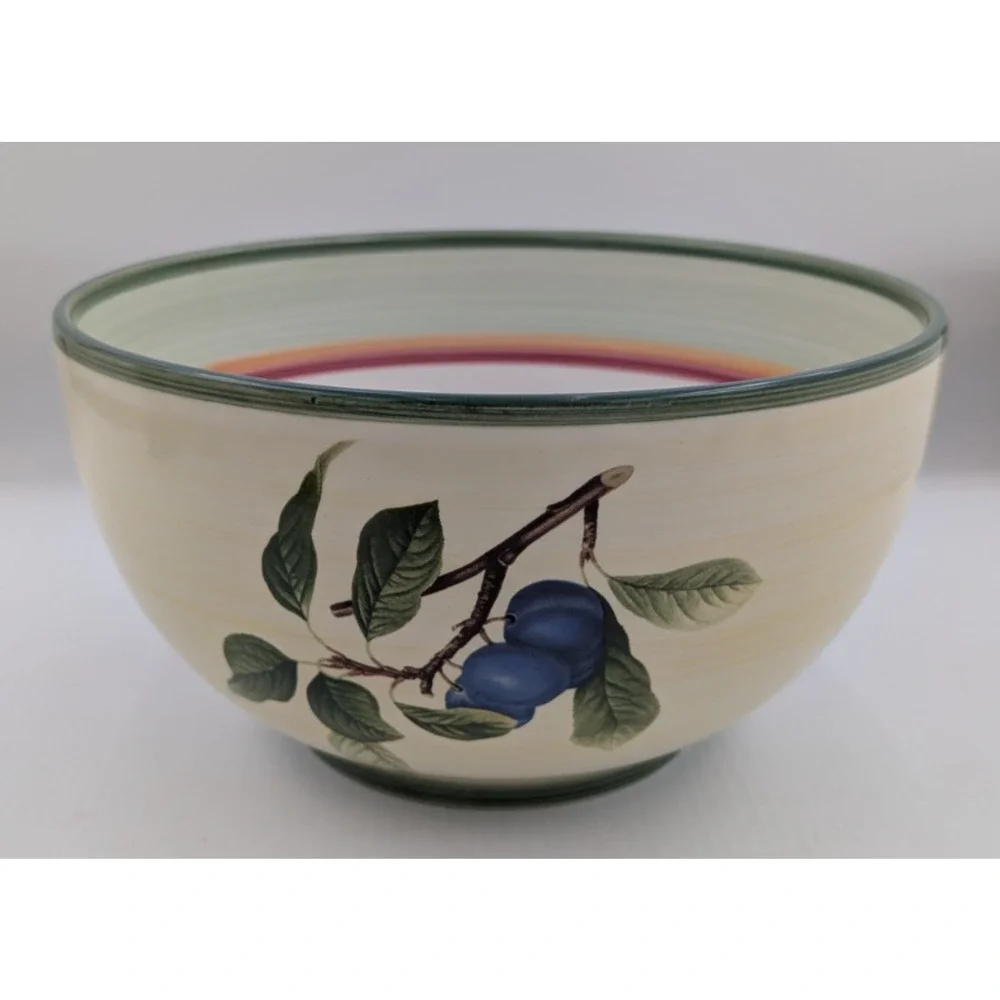 Villeroy & Boch French Country Large Round Vegetable Pasta Serving Bowl 11.25